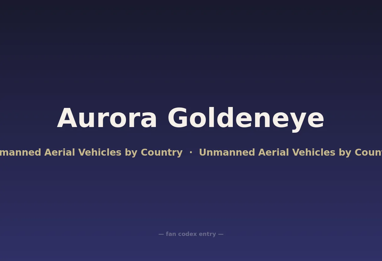 Aurora Goldeneye