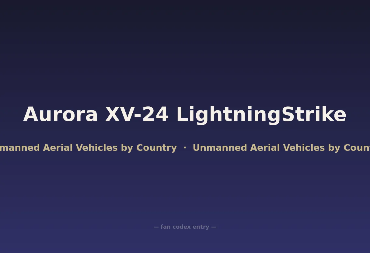 Aurora XV-24 LightningStrike