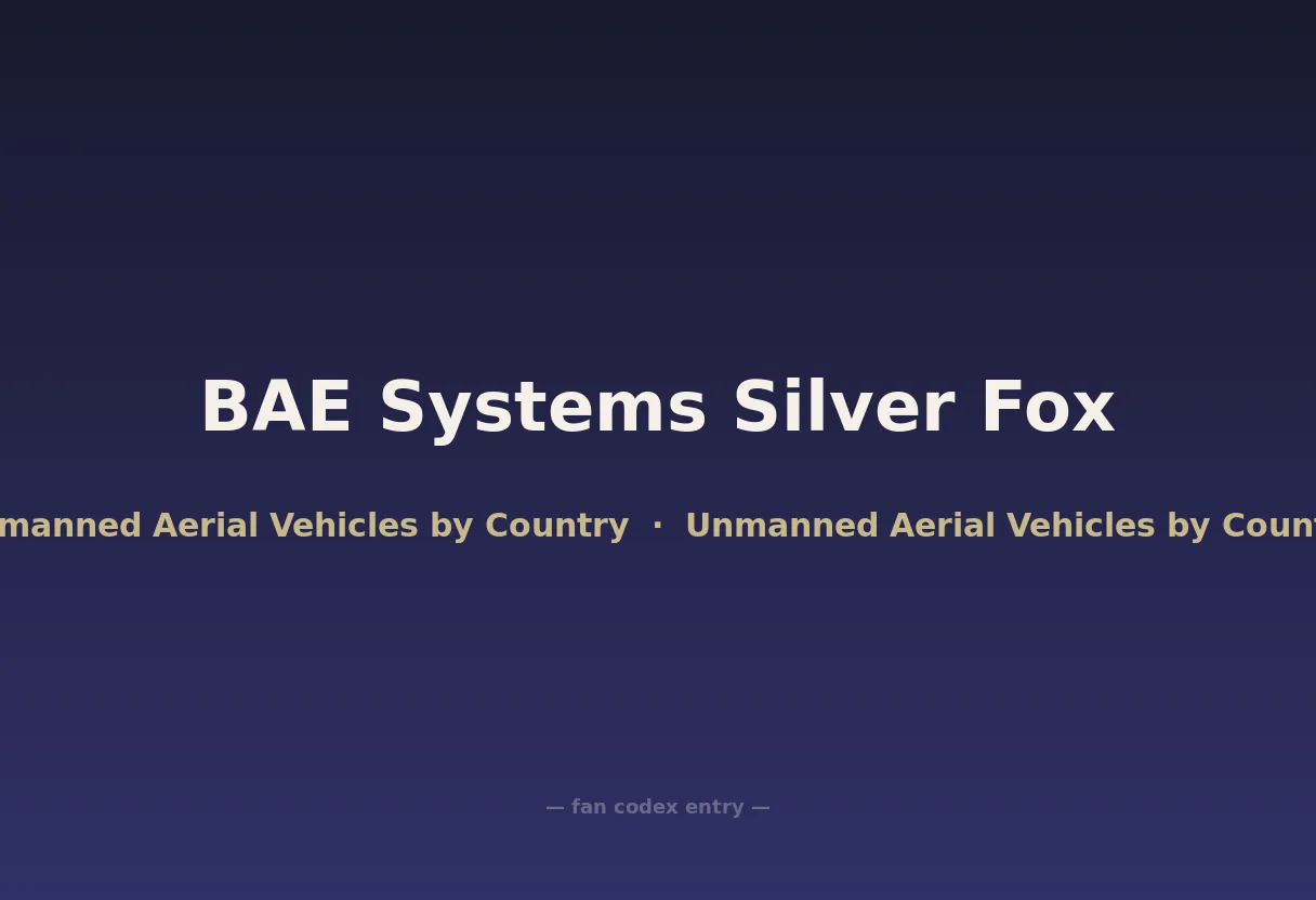BAE Systems Silver Fox
