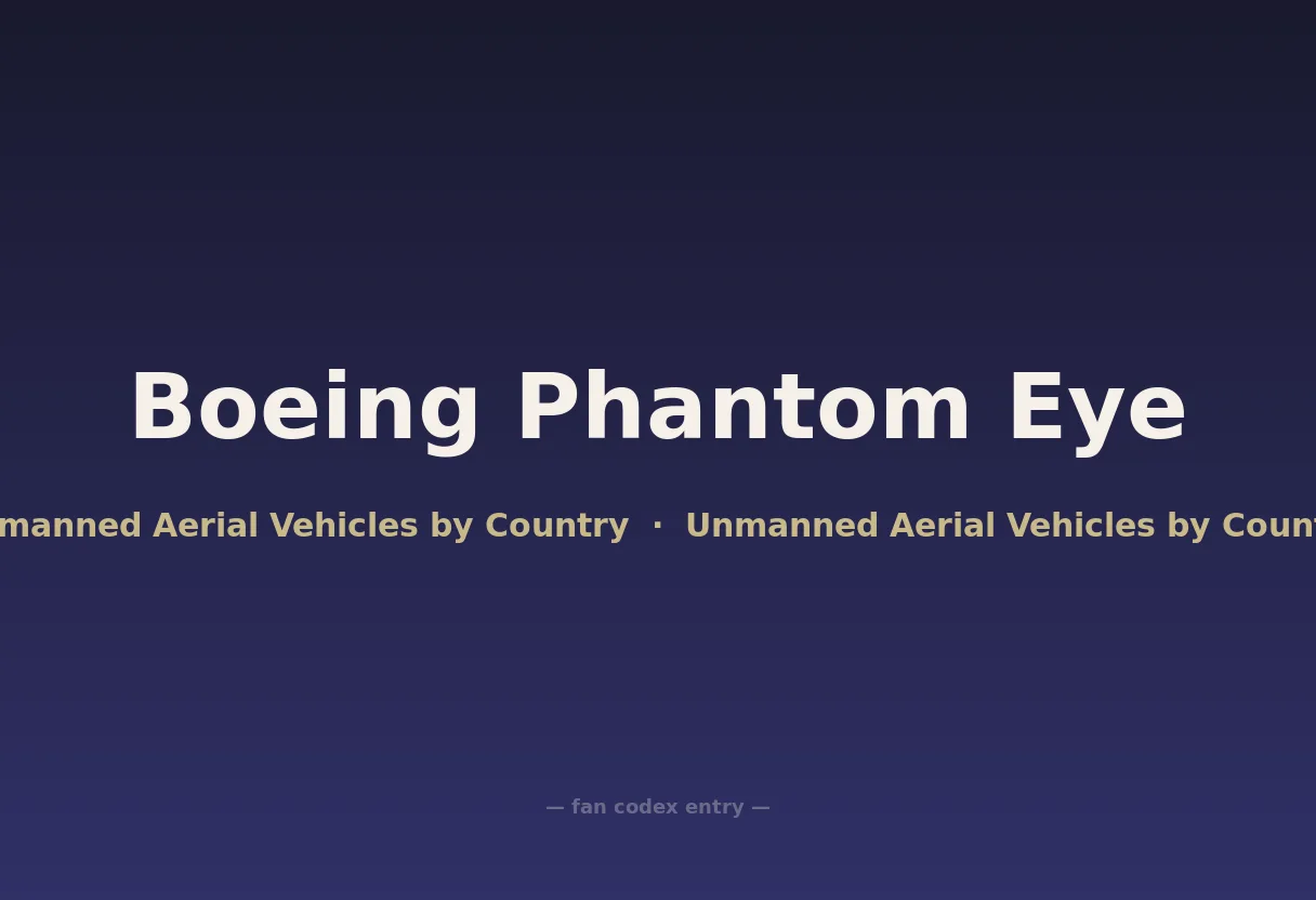 Boeing Phantom Eye