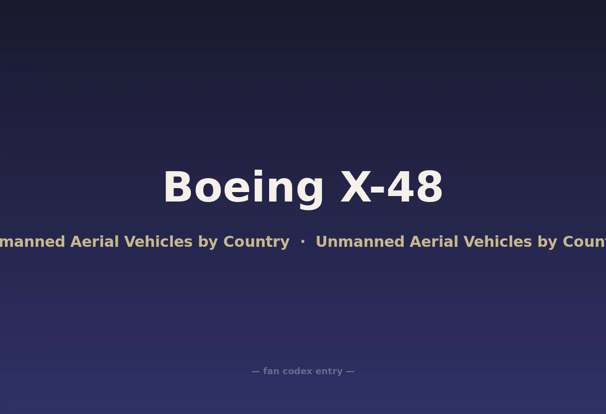 Boeing X-48