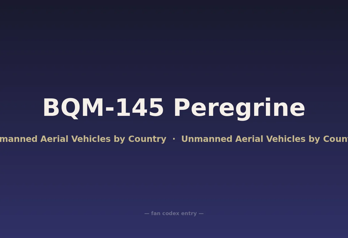 BQM-145 Peregrine