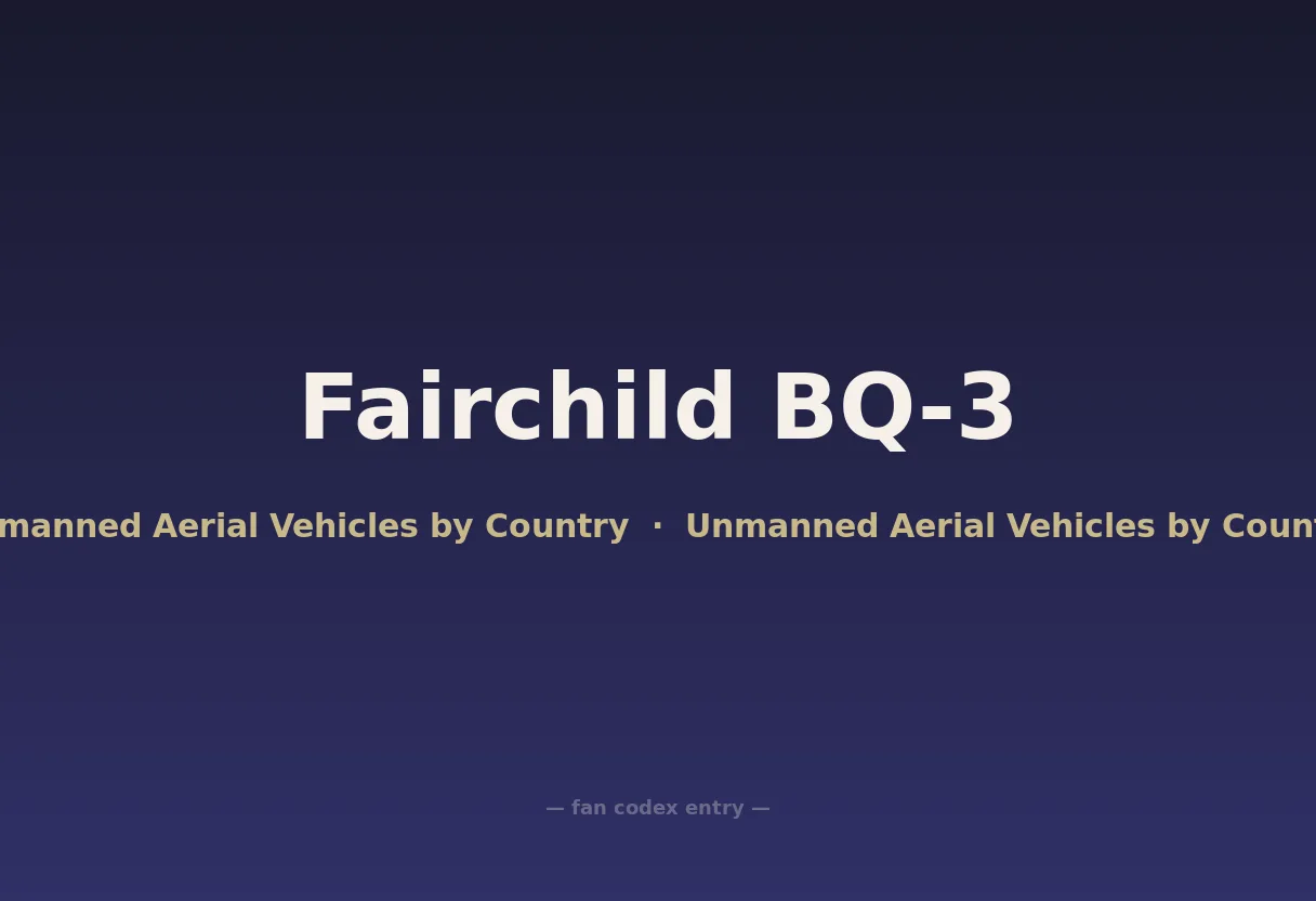 Fairchild BQ-3