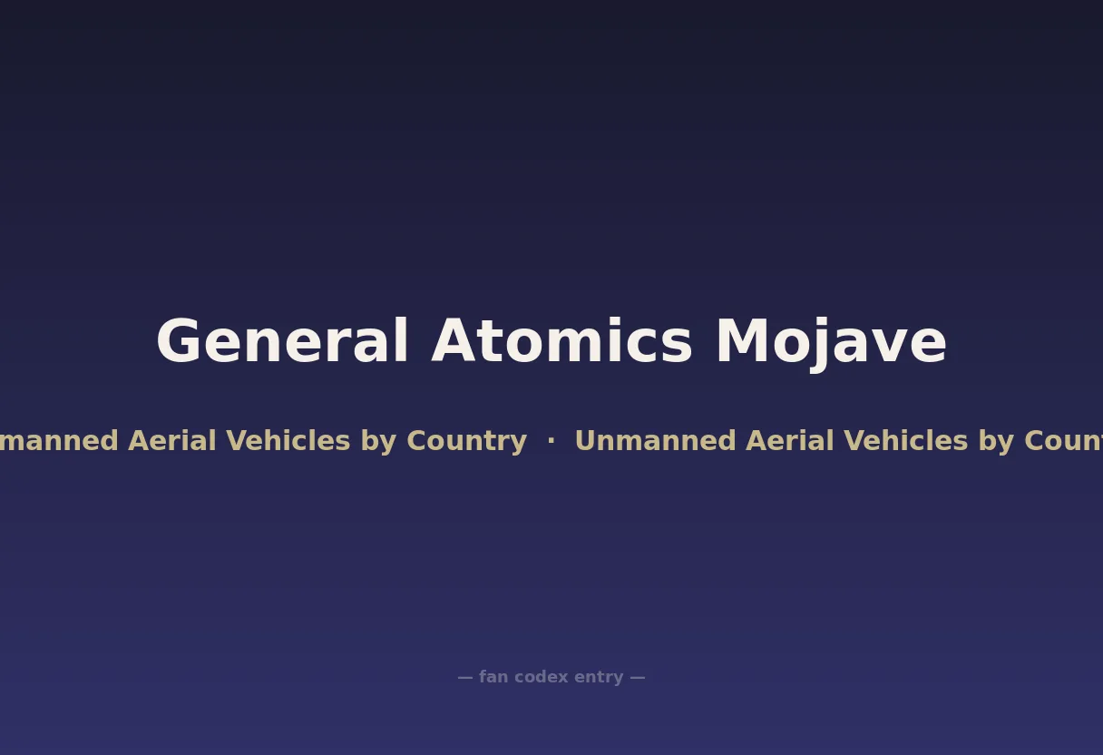 General Atomics Mojave