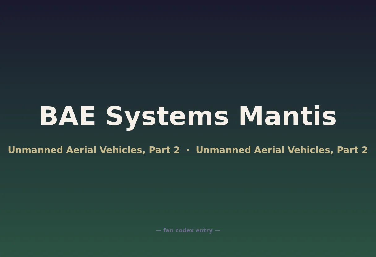 BAE Systems Mantis