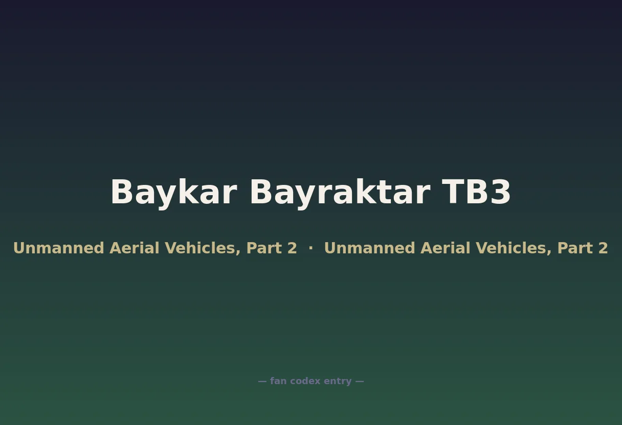 Baykar Bayraktar TB3