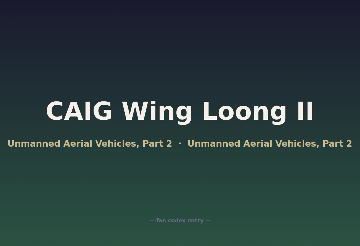CAIG Wing Loong II