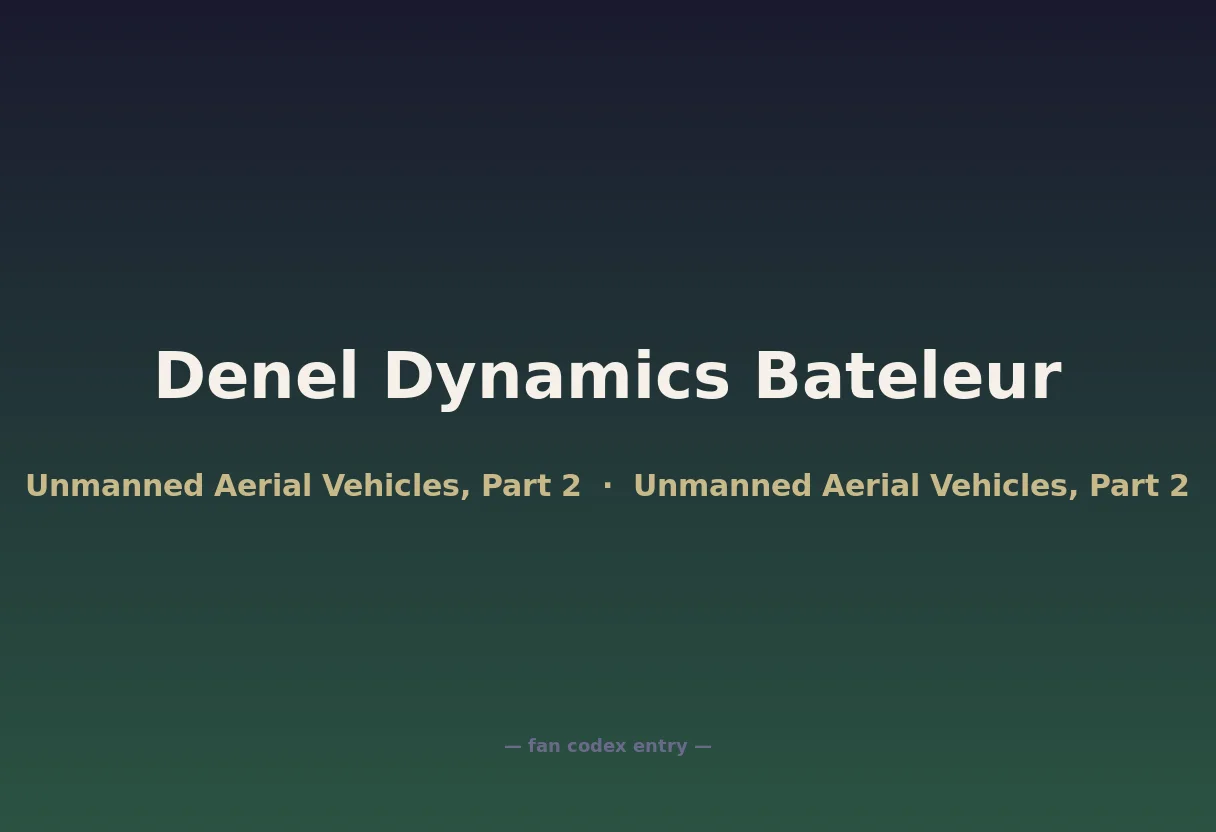 Denel Dynamics Bateleur