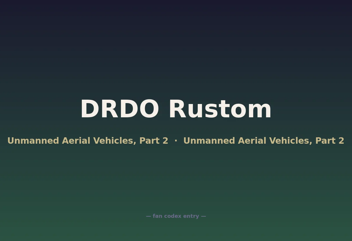 DRDO Rustom
