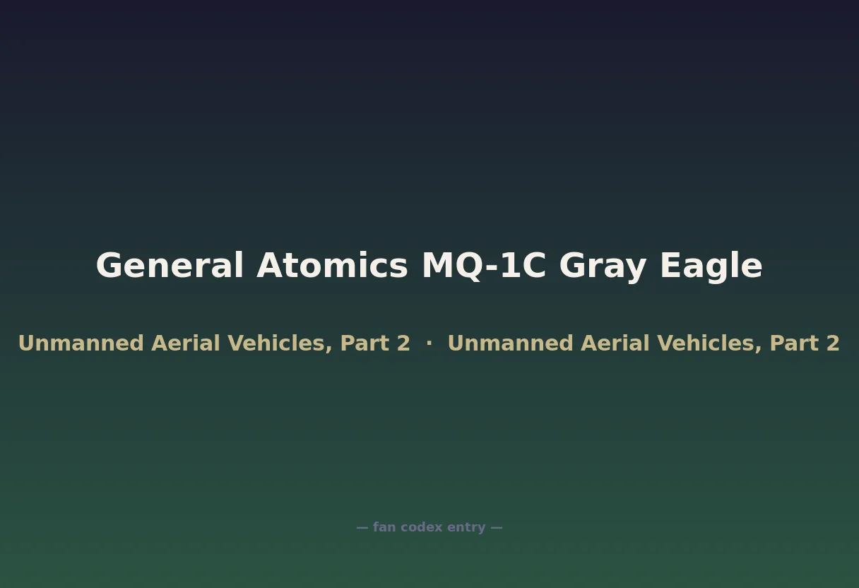 General Atomics MQ-1C Gray Eagle
