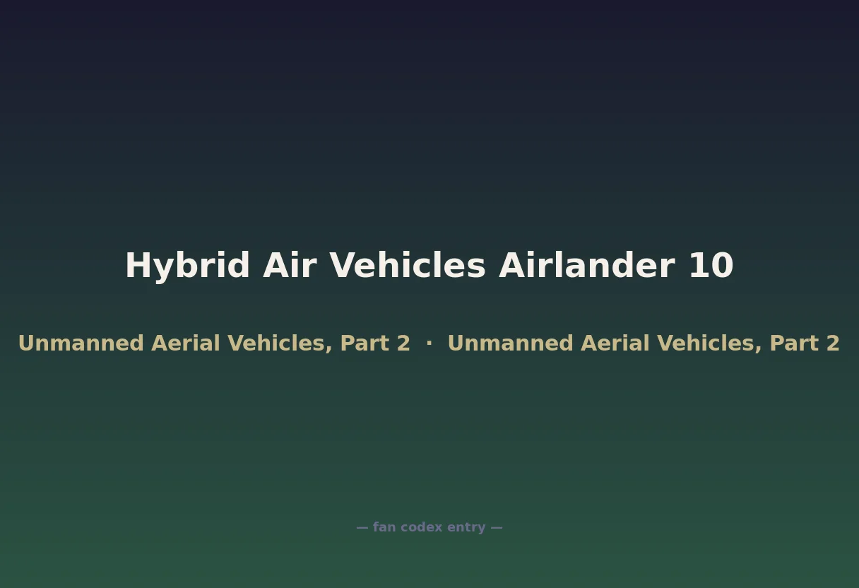Hybrid Air Vehicles Airlander 10