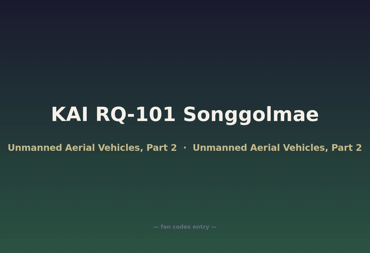KAI RQ-101 Songgolmae