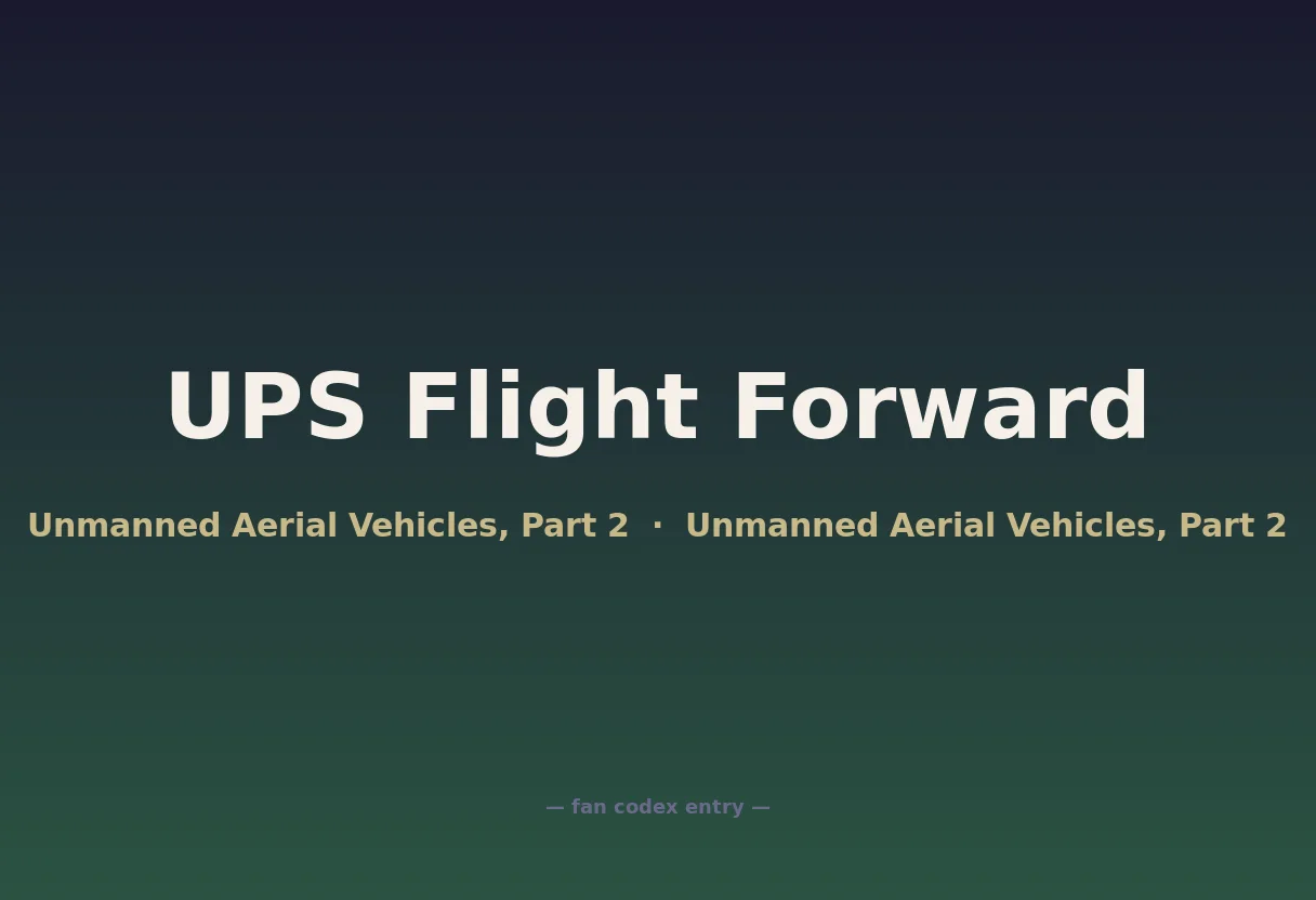 UPS Flight Forward