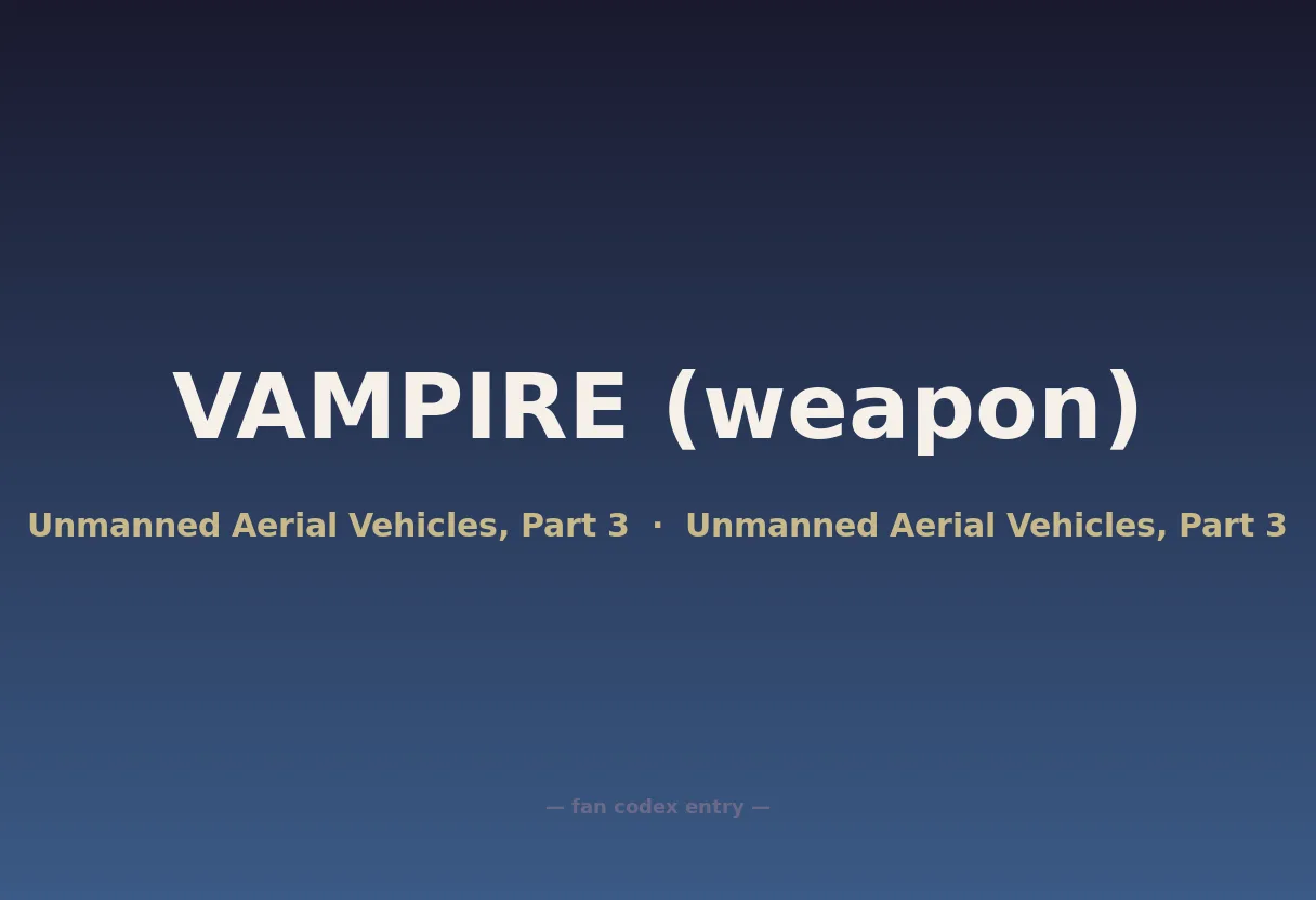 VAMPIRE (weapon)