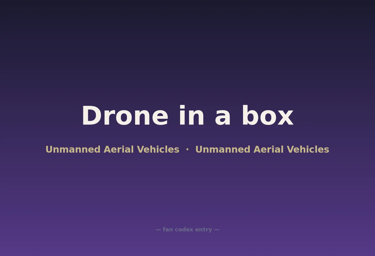 Drone in a box