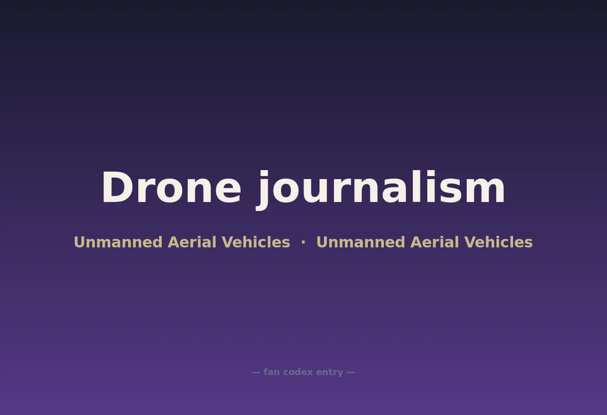 Drone journalism
