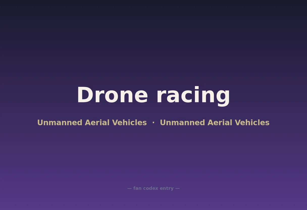 Drone racing