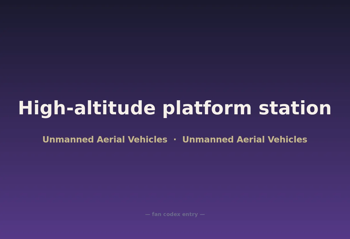 High-altitude platform station