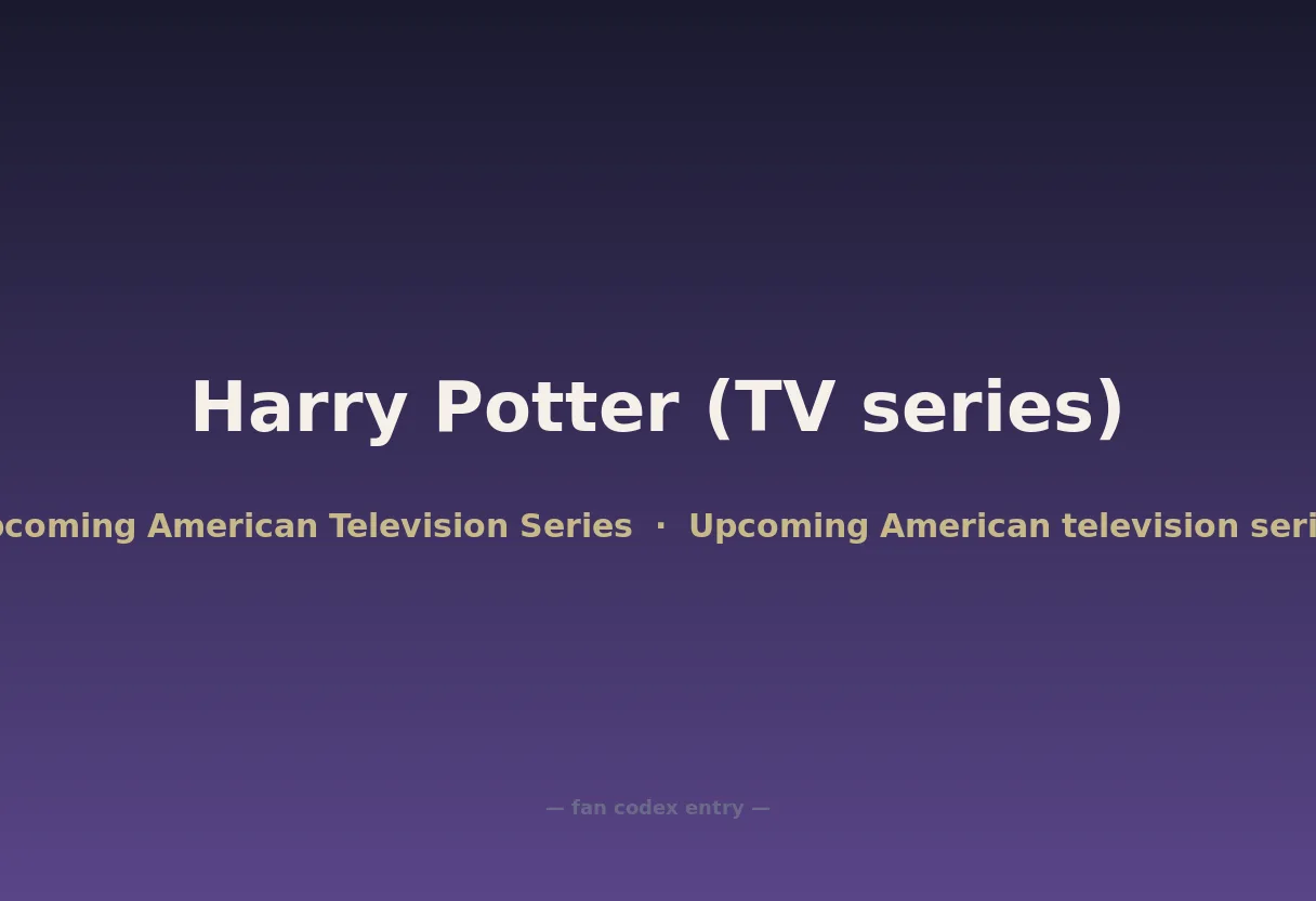 Harry Potter (TV series)