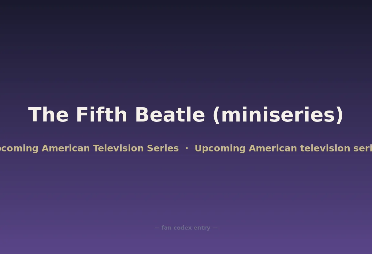 The Fifth Beatle (miniseries)