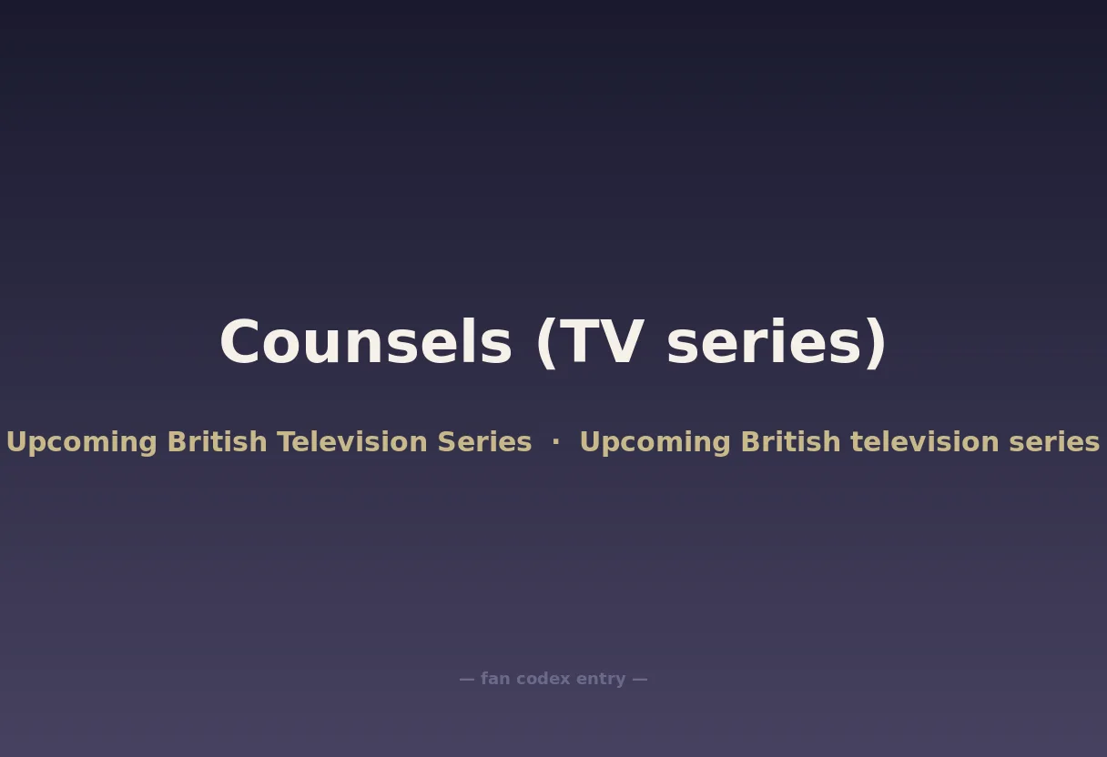 Counsels (TV series)