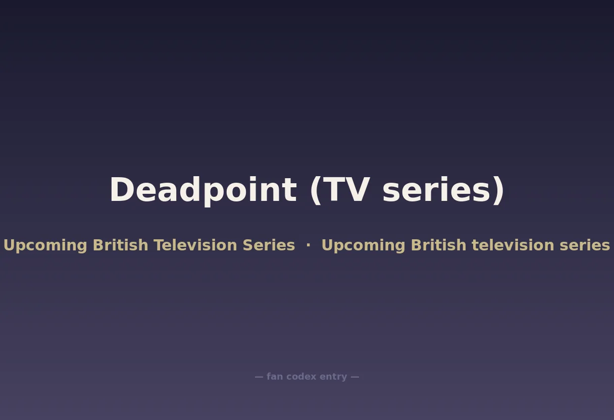 Deadpoint (TV series)
