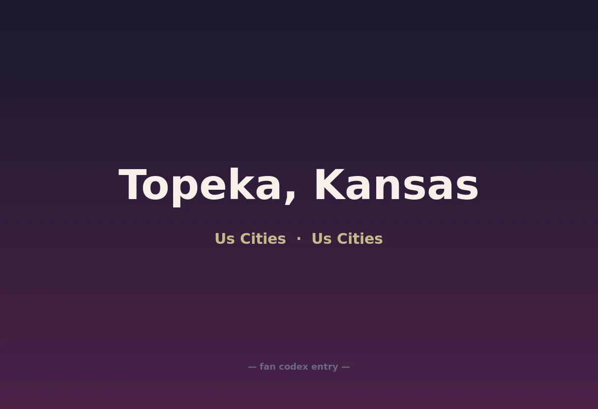 Topeka, Kansas