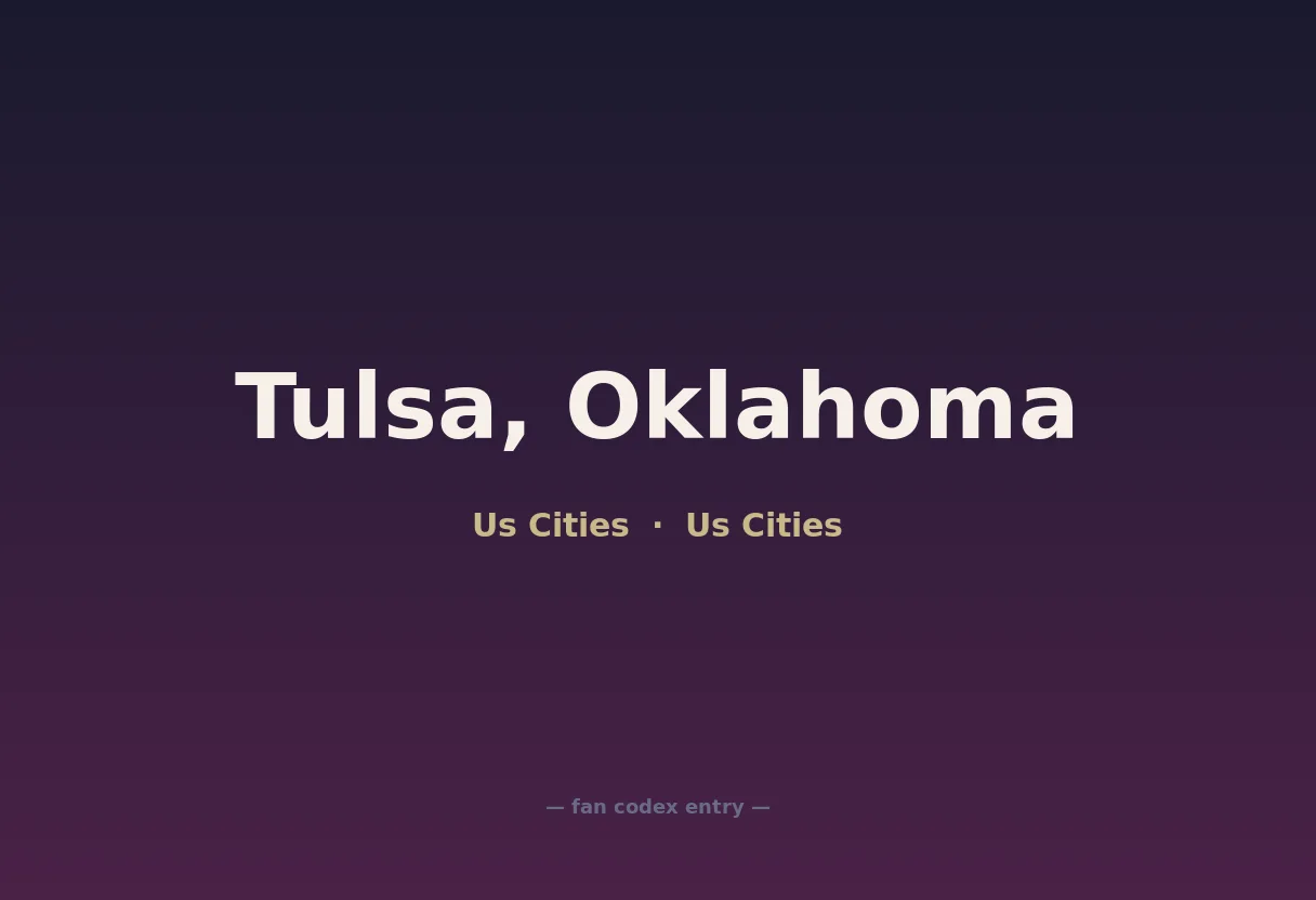 Tulsa, Oklahoma
