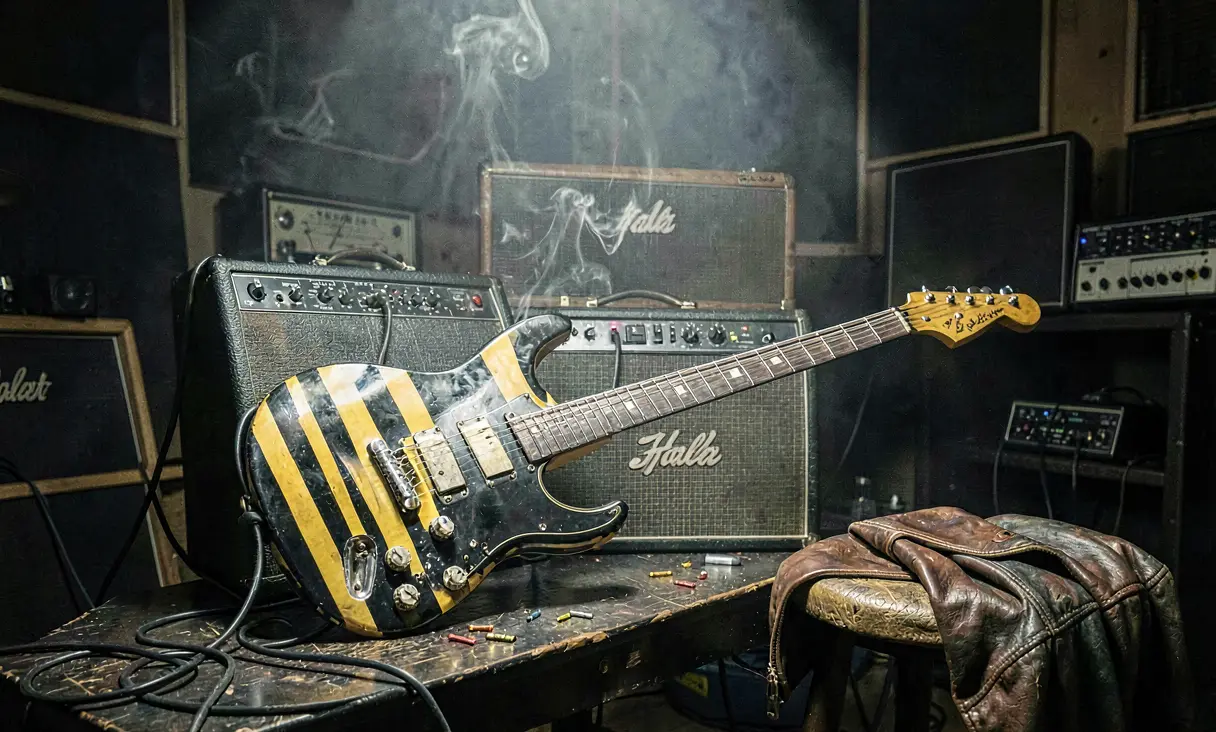 The Bumblebee Striped Guitar