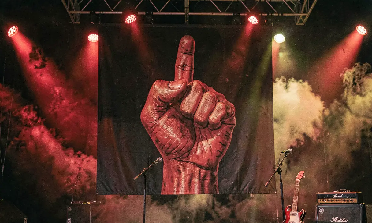 The Sammy Hagar Red Rocker Symbol