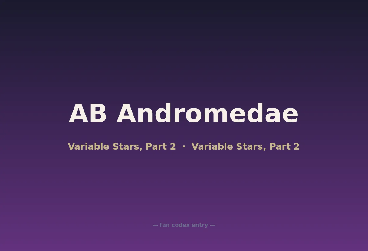 AB Andromedae