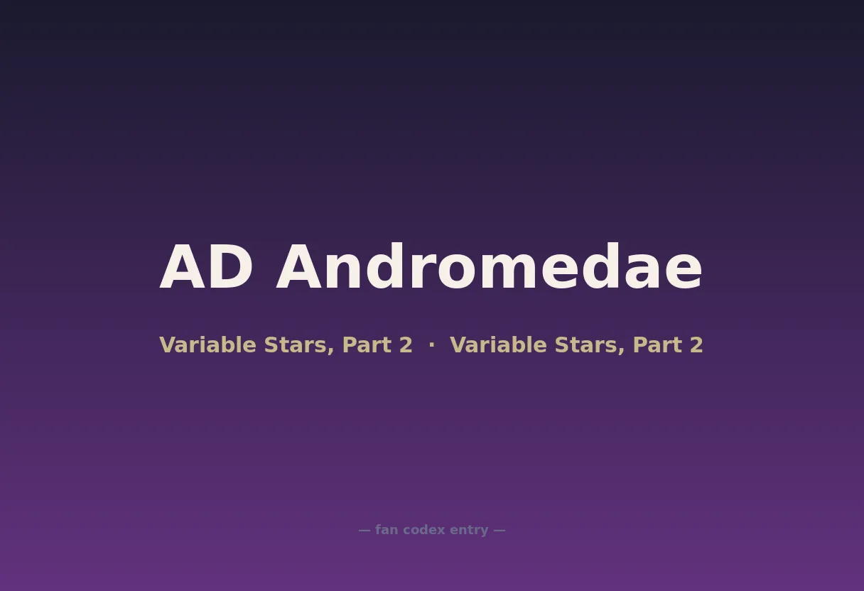 AD Andromedae