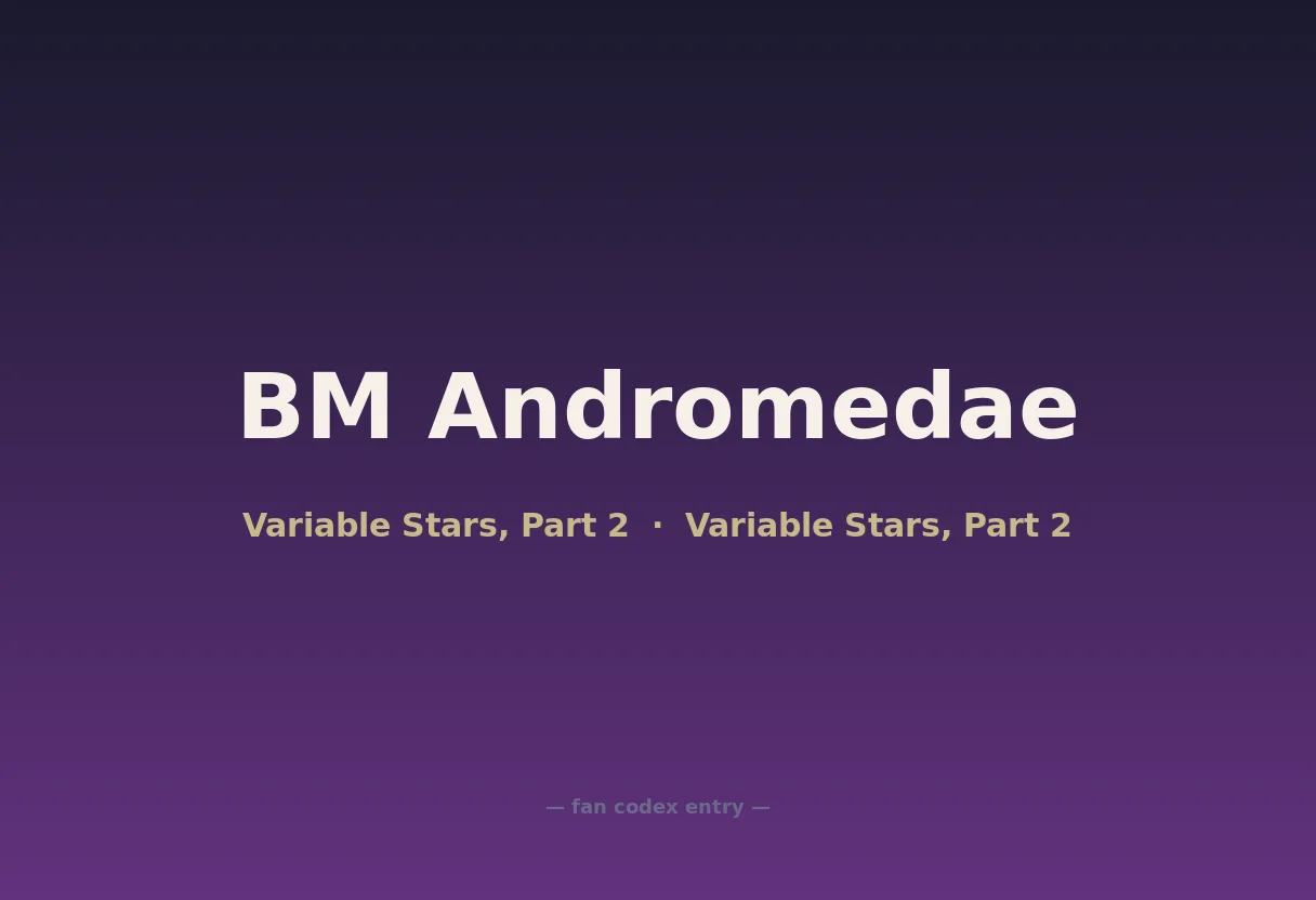 BM Andromedae