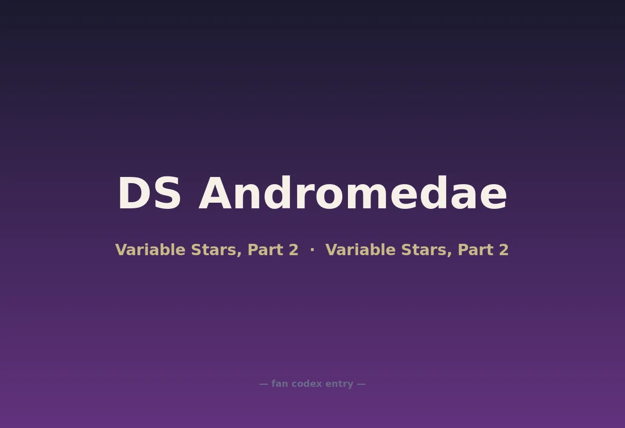 DS Andromedae