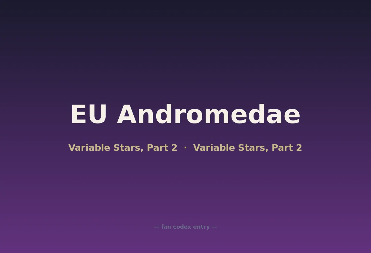 EU Andromedae