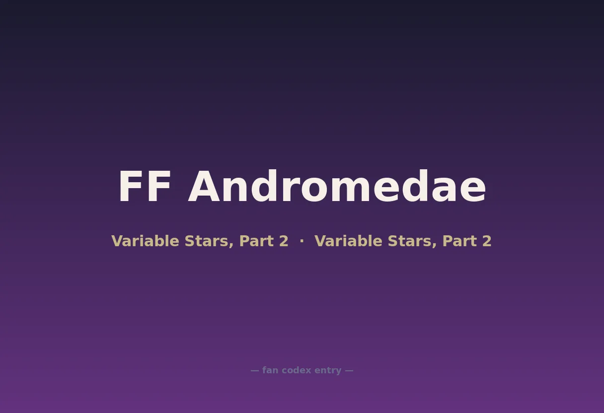FF Andromedae