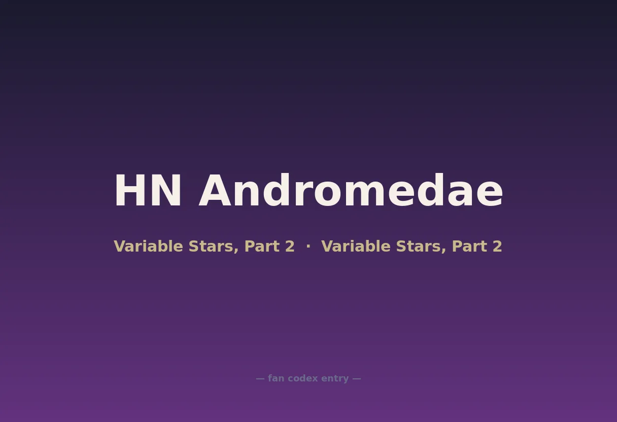 HN Andromedae