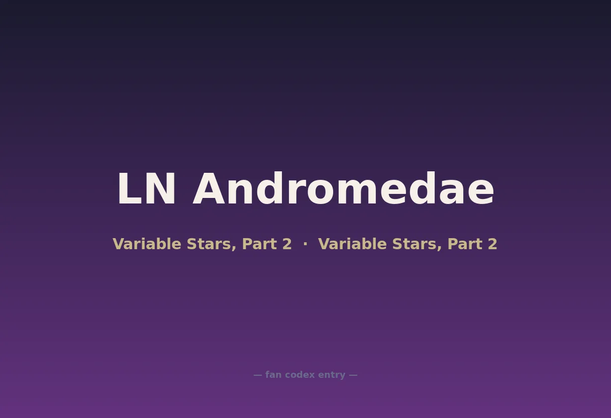 LN Andromedae