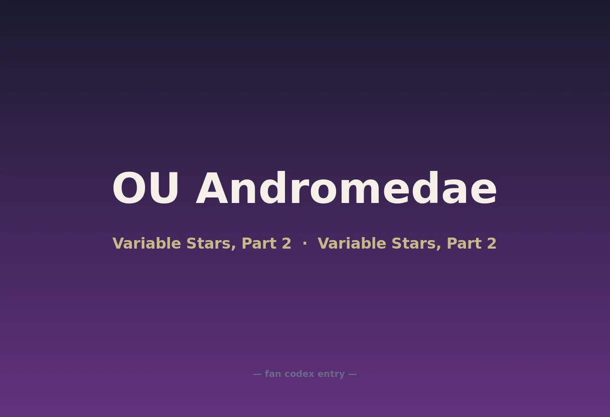 OU Andromedae