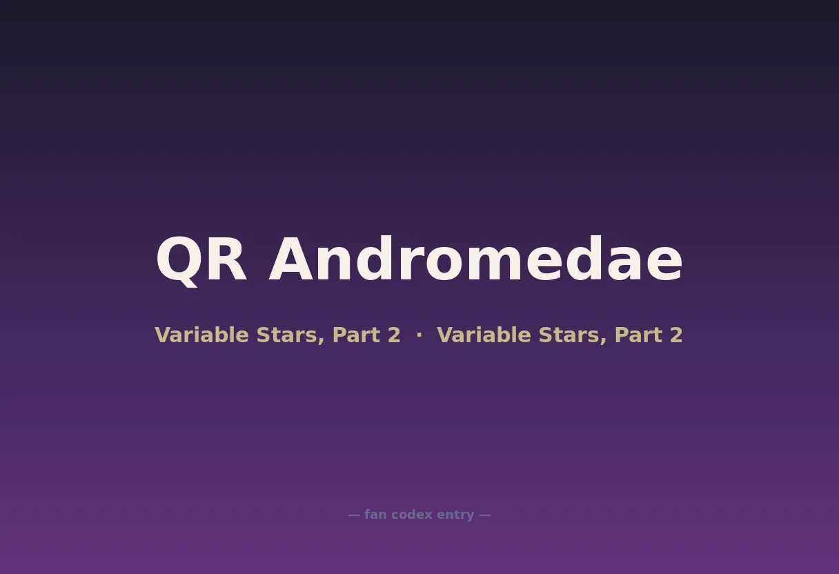 QR Andromedae