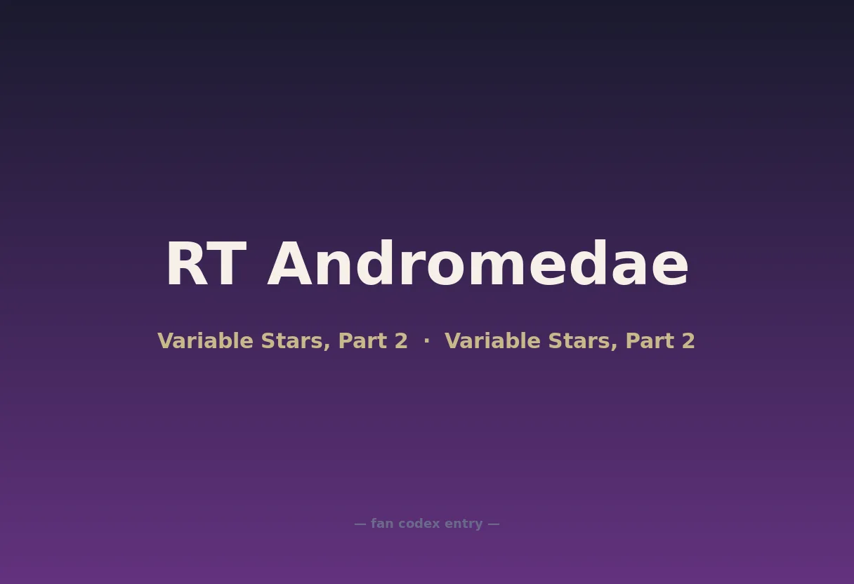RT Andromedae
