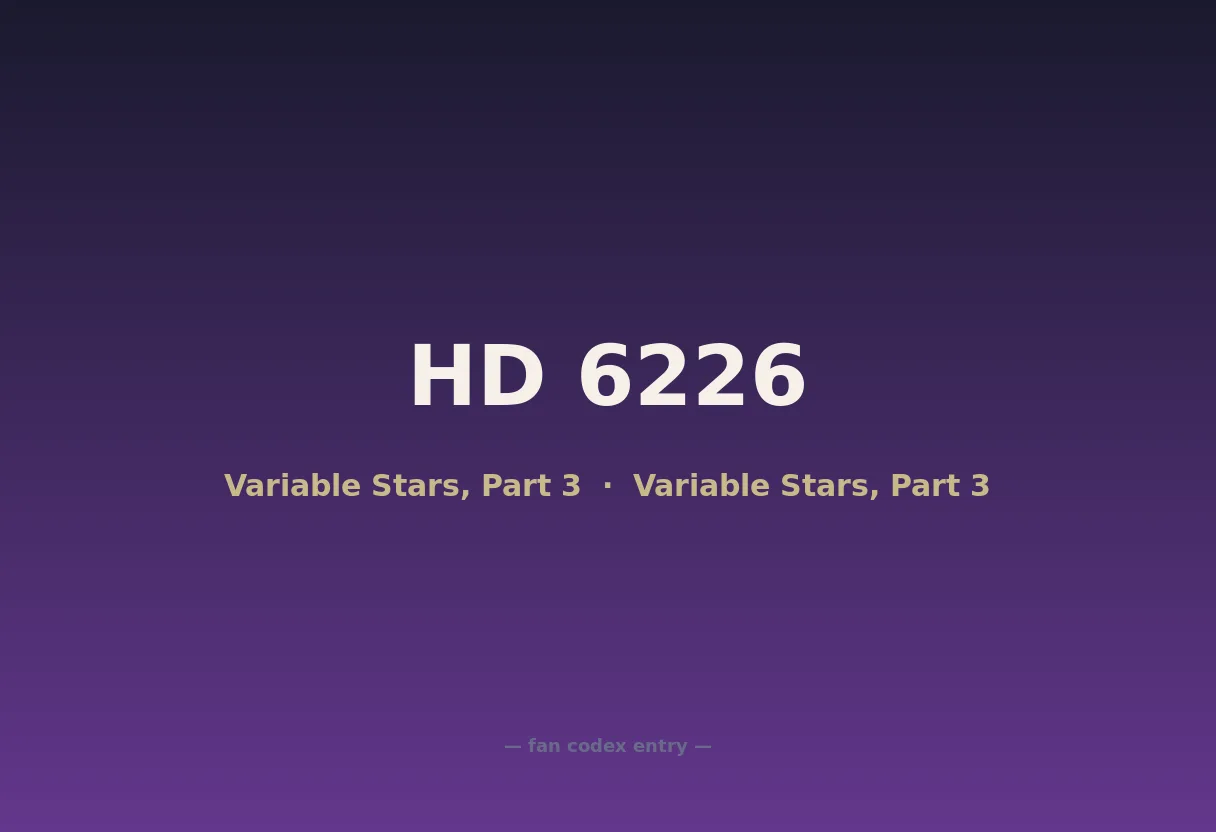 HD 6226