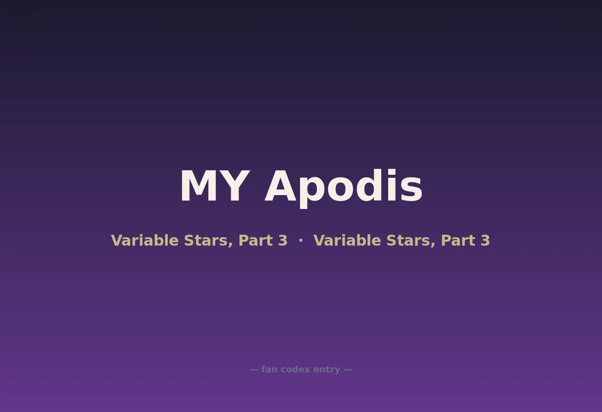 MY Apodis
