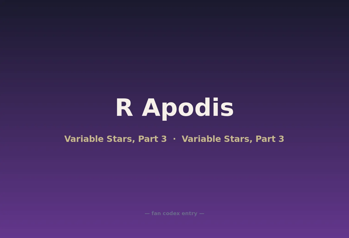 R Apodis