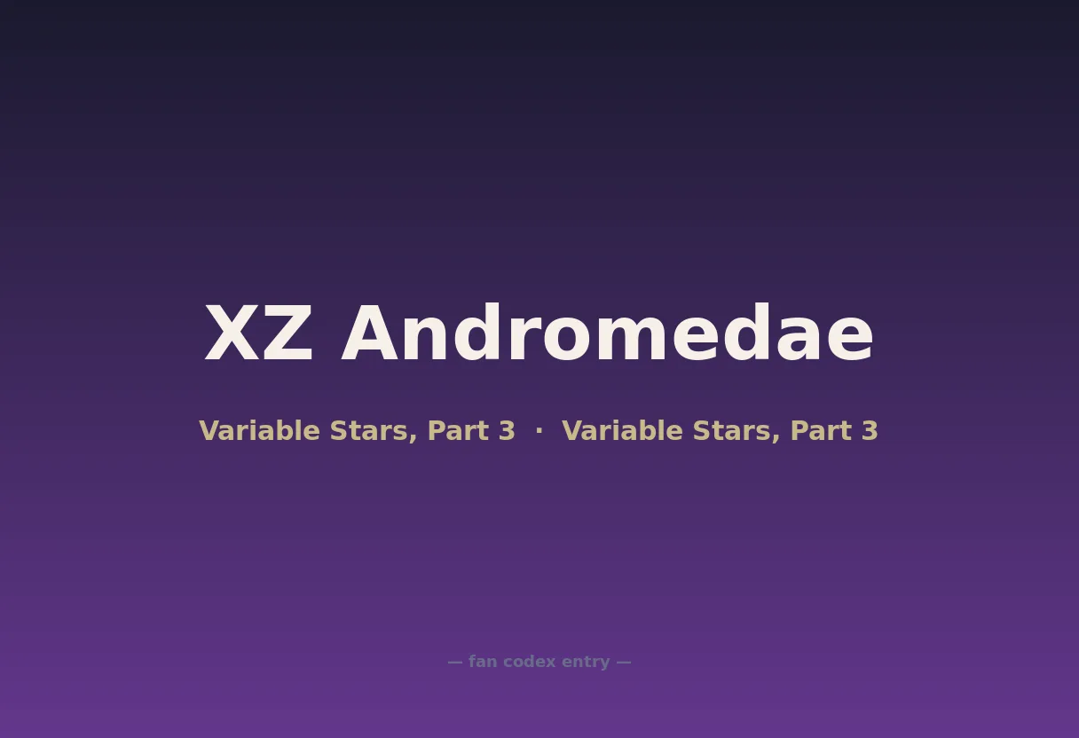XZ Andromedae