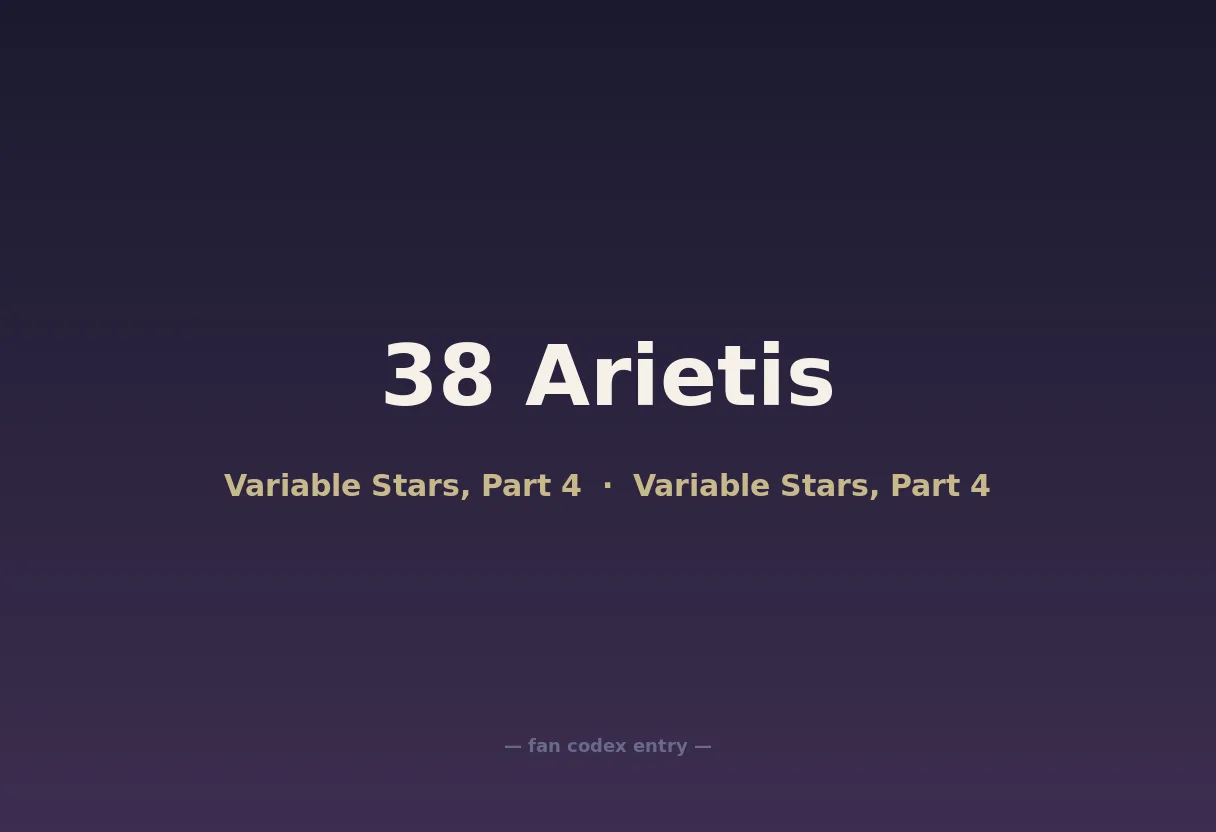 38 Arietis