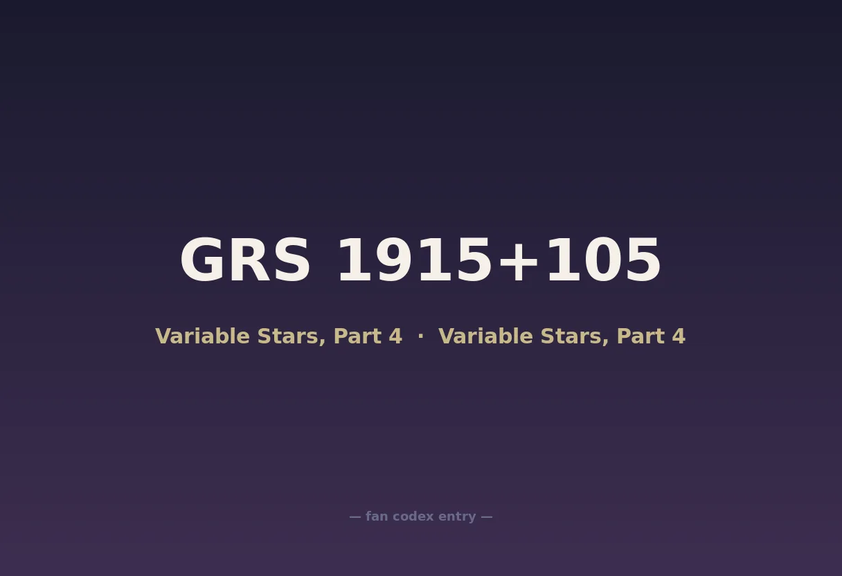 GRS 1915+105