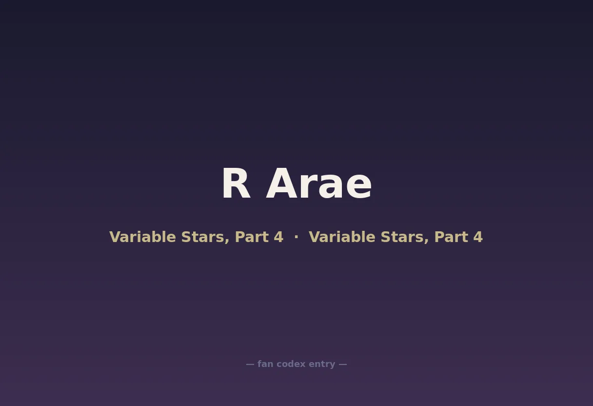 R Arae
