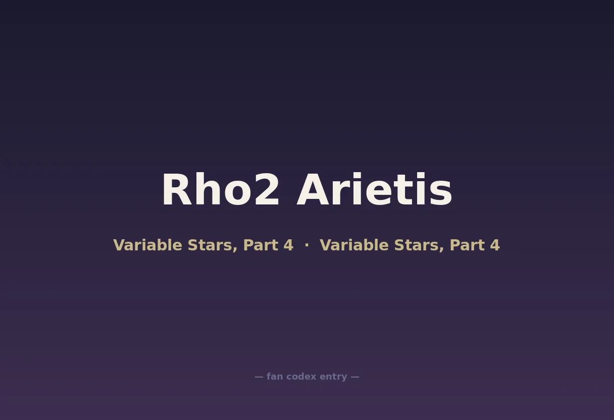 Rho2 Arietis