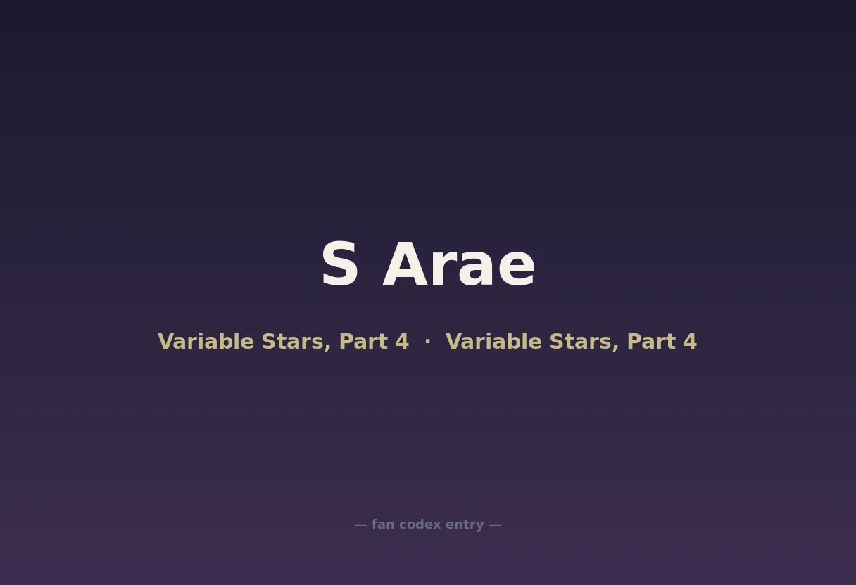 S Arae